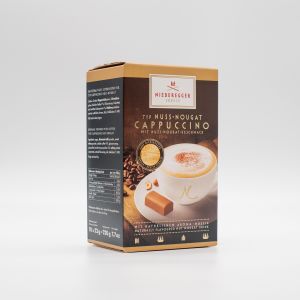 Cappuccino mit Nuss-Nougat-Geschmack