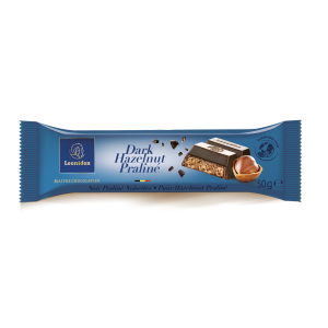 Leonidas Riegel Zartbitter Haselnuss-Nougat 50 Gramm