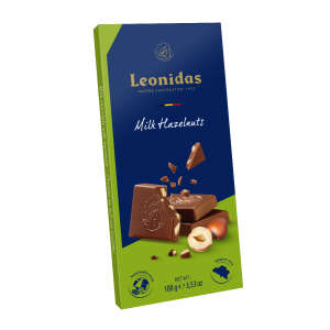 Leonidas Tafelschokolade Milch & Haselnüsse 100 Gramm