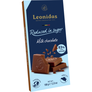 Leonidas Zuckerreduzierte Tafelschokolade Vollmilch 100 Gramm