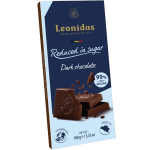  Leonidas Zuckerreduzierte Tafelschokolade Zartbitter 100 Gramm