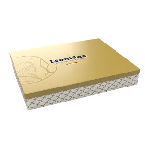  Luxus Präsentbox Gold 72 Leonidas Pralinen ohne Alkohol