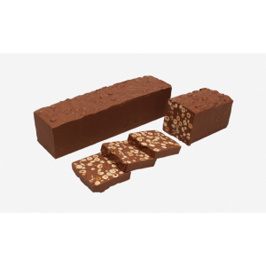 Dunkler Nougat mit Nüssen 200 Gramm