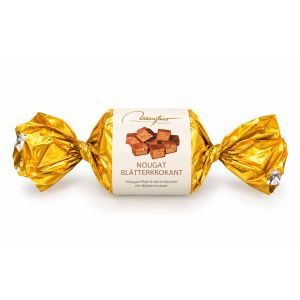 Nougat-Blätterkrokant-Happen