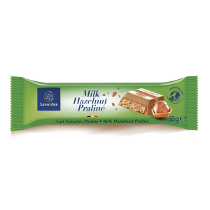 Leonidas Riegel Vollmilch Haselnuss-Nougat 50 Gramm
