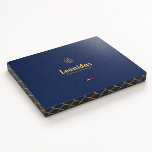 Luxus Präsentbox Blau 56 Leonidas Pralinen Ohne Alkohol